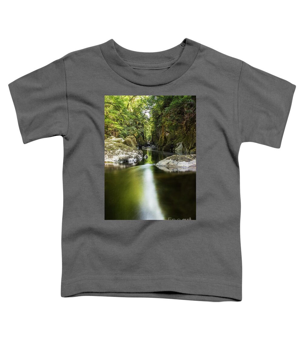 North Toddler T-Shirt featuring the photograph Fairy Glen #1 by Ian Mitchell