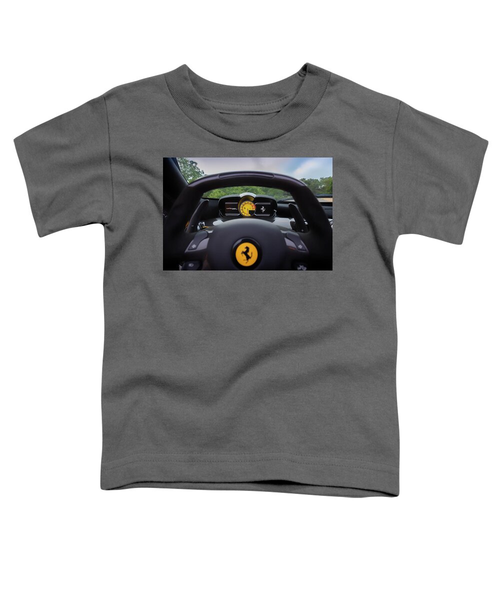 Ferrari Toddler T-Shirt featuring the photograph #Ferrari #LaFerrari #Aperta #Print #1 by ItzKirb Photography