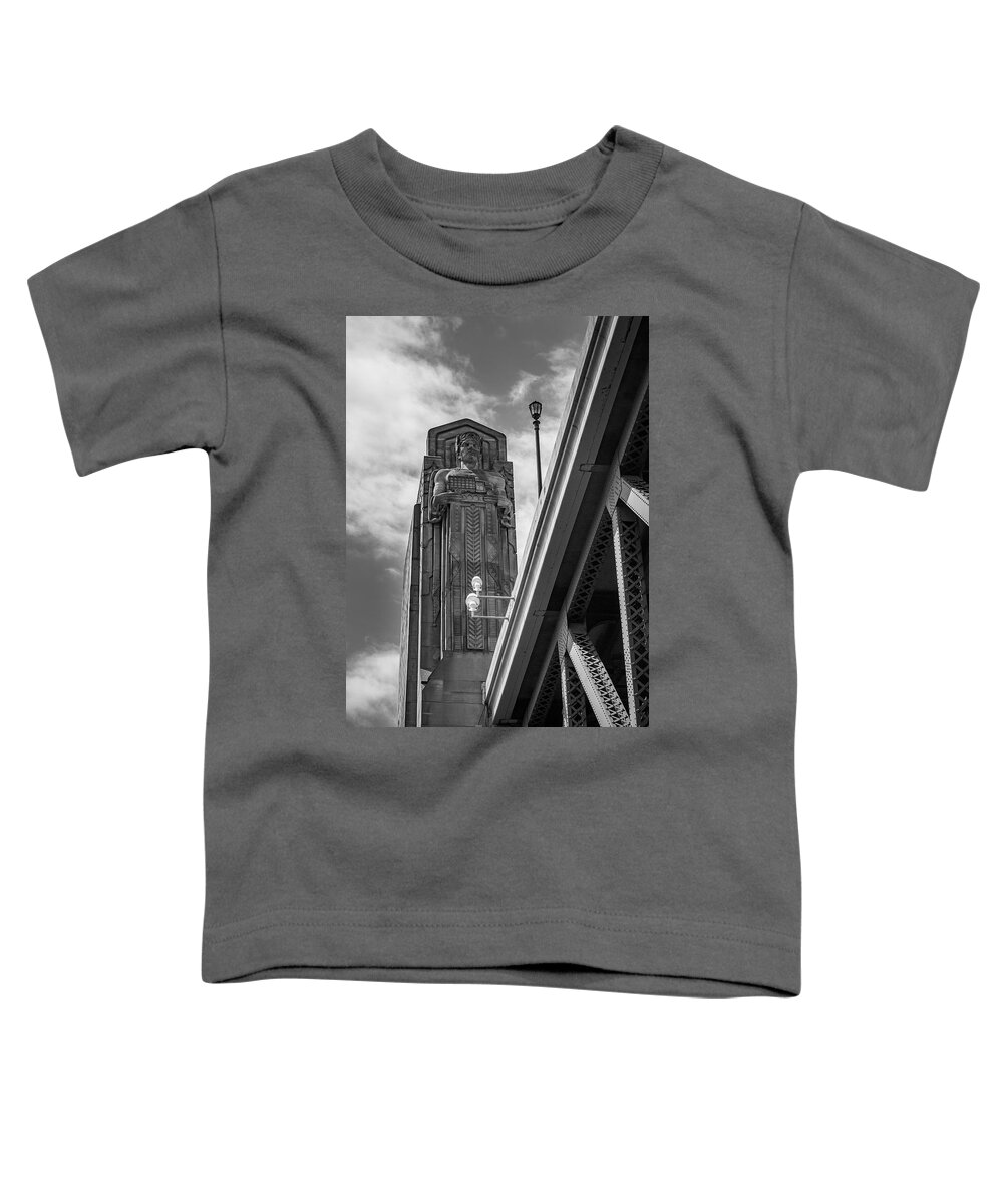 Guardian Of Traffic Toddler T-Shirt featuring the photograph Guardian of Traffic #2 by Dale Kincaid