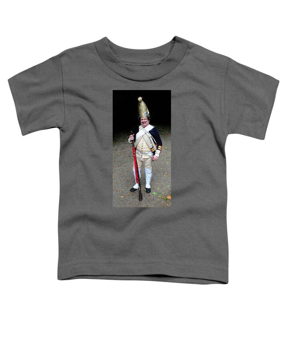 Hessian Toddler T-Shirt featuring the photograph Hessian Grenadier #1 by Dave Mills