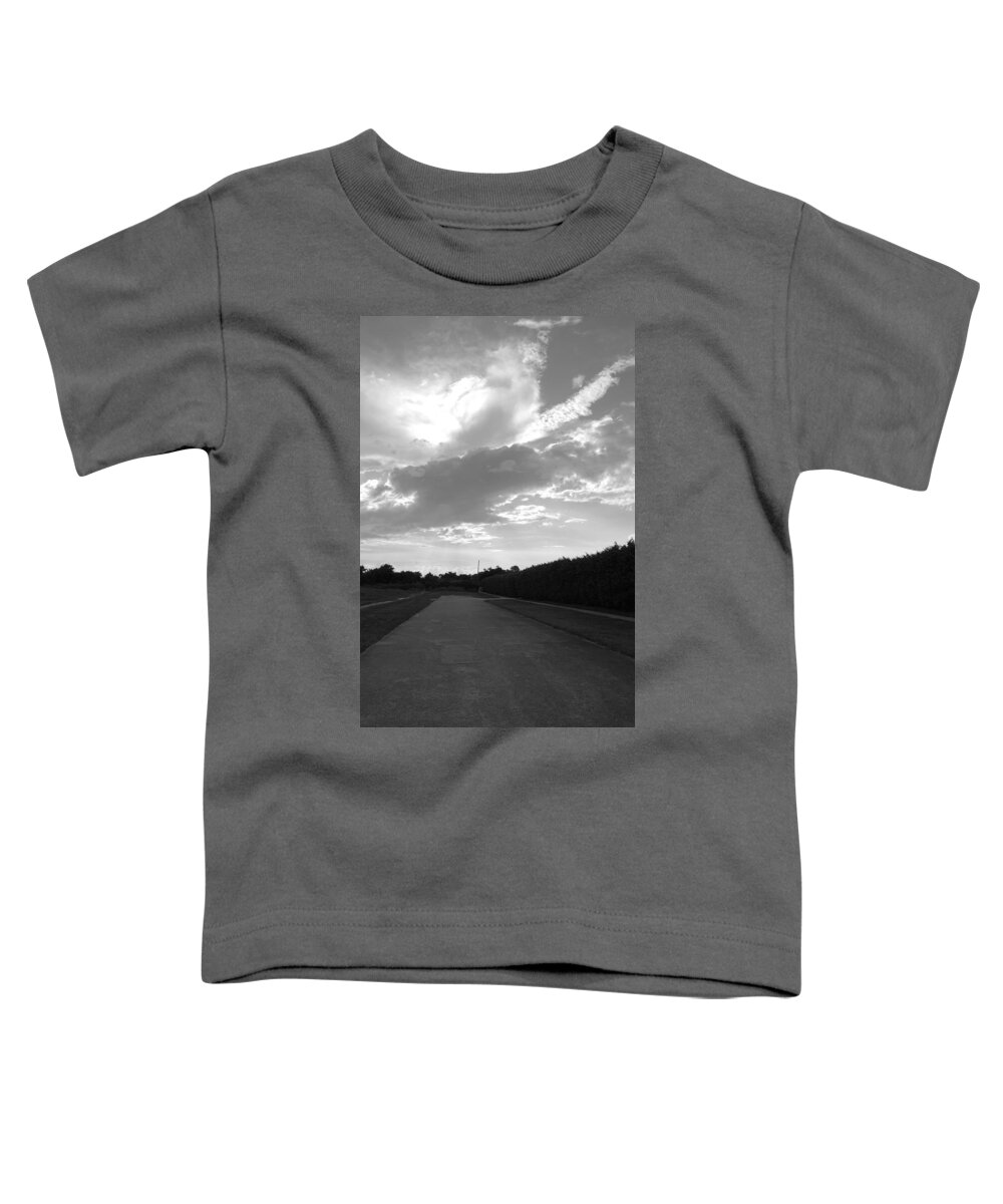 Black And White Toddler T-Shirt featuring the photograph Homestead Sky #1 by Rob Hans