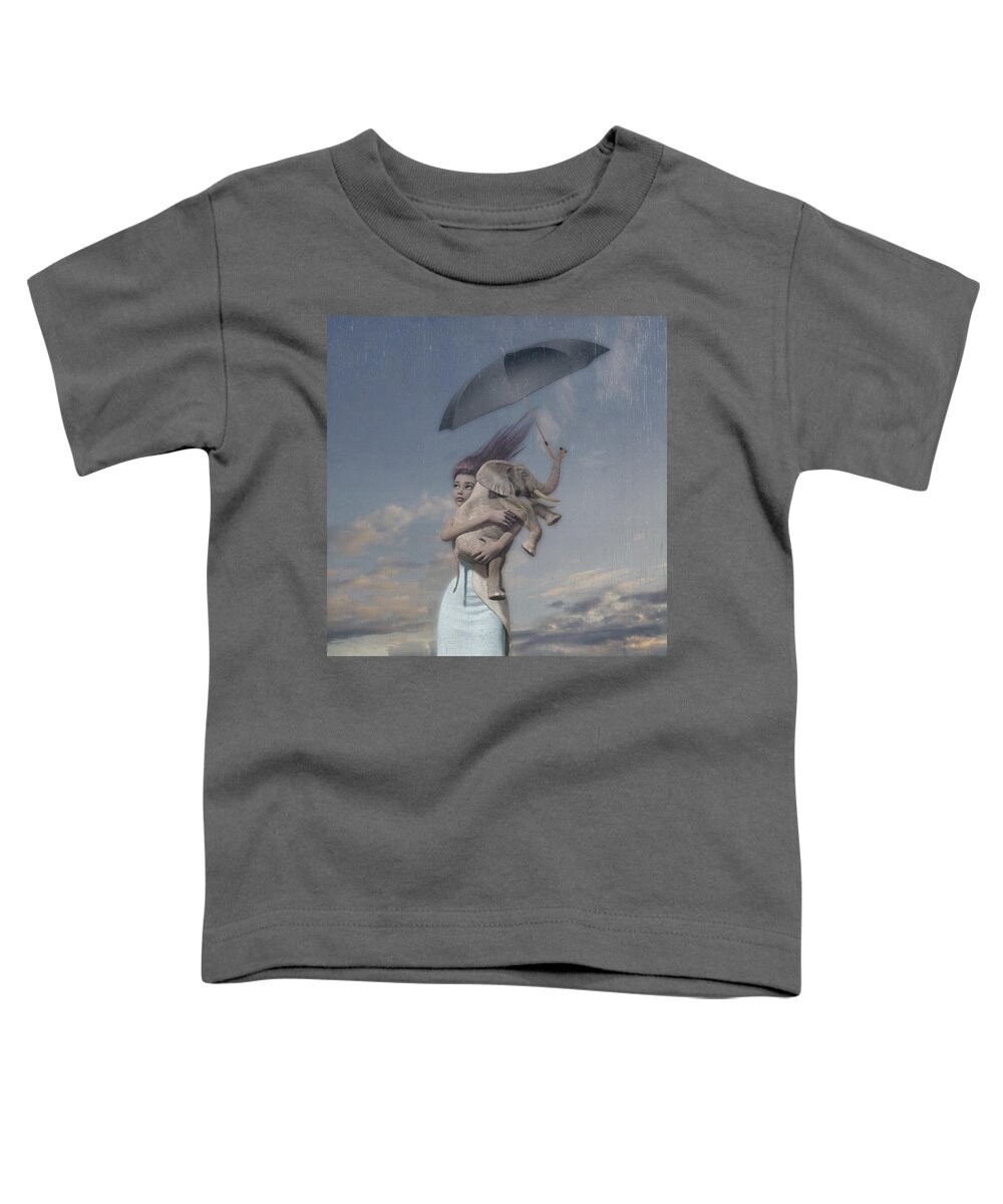 Surreal Toddler T-Shirt featuring the digital art Hope #1 by Betsy Knapp