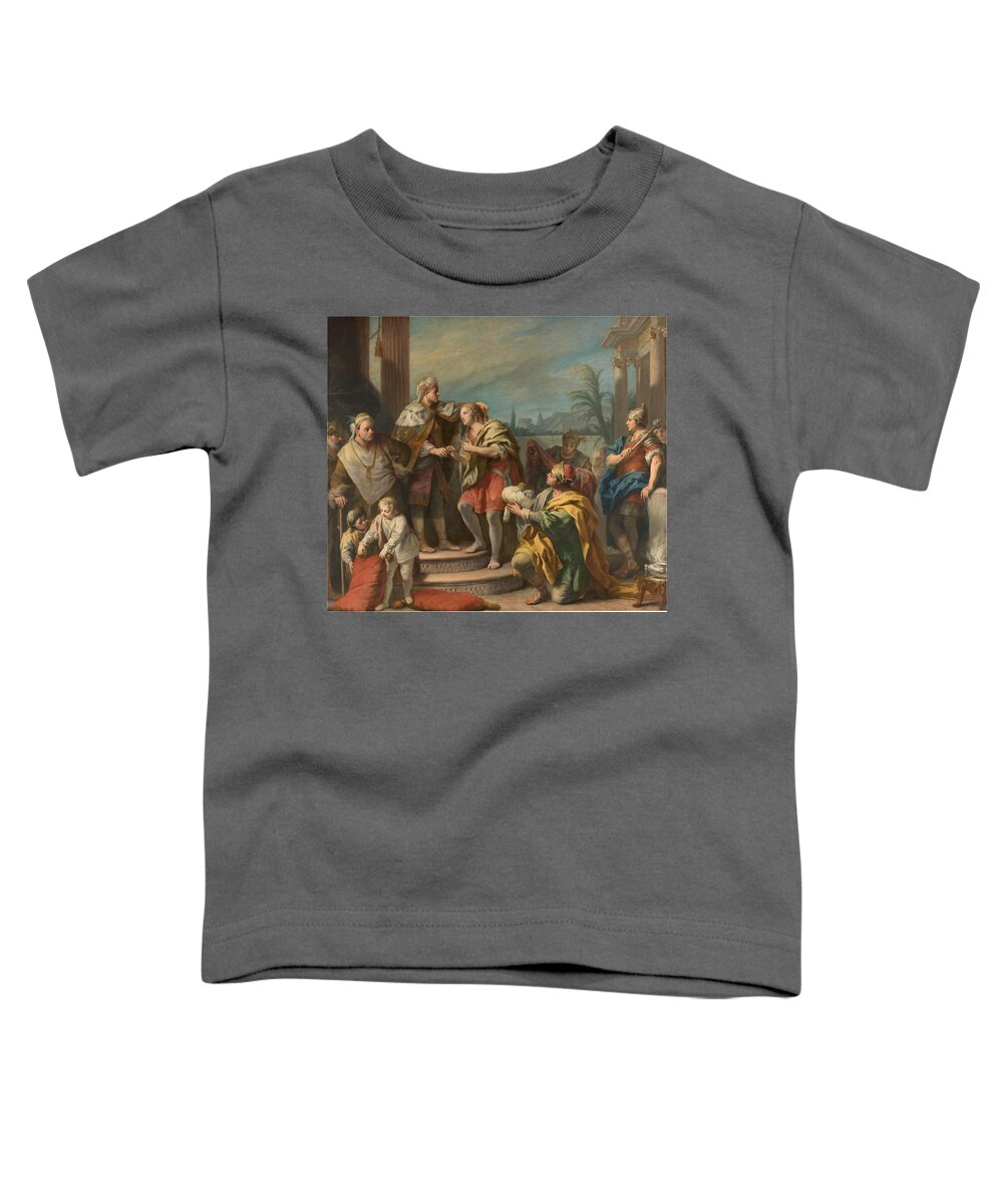 Amigoni Toddler T-Shirt featuring the painting Joseph by MotionAge Designs