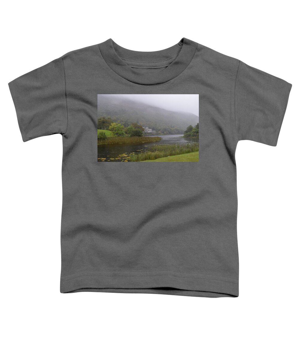 Ireland Toddler T-Shirt featuring the photograph Kylemore Abbey #1 by Curtis Krusie