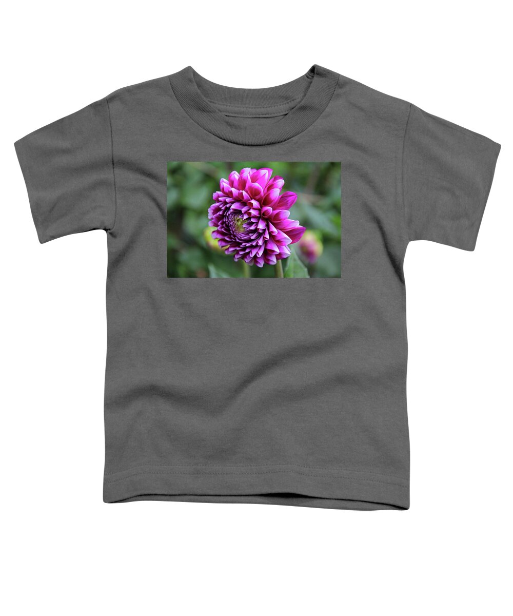 Dahlia Toddler T-Shirt featuring the photograph Layers Deep #1 by Michiale Schneider