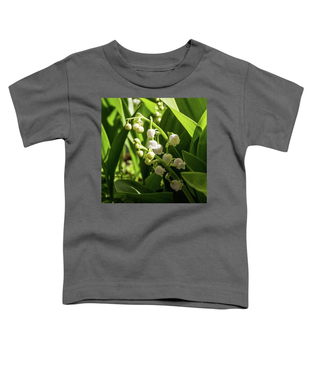Lily Of The Valley Toddler T-Shirt featuring the photograph Lily of the valley #2 by Paul MAURICE