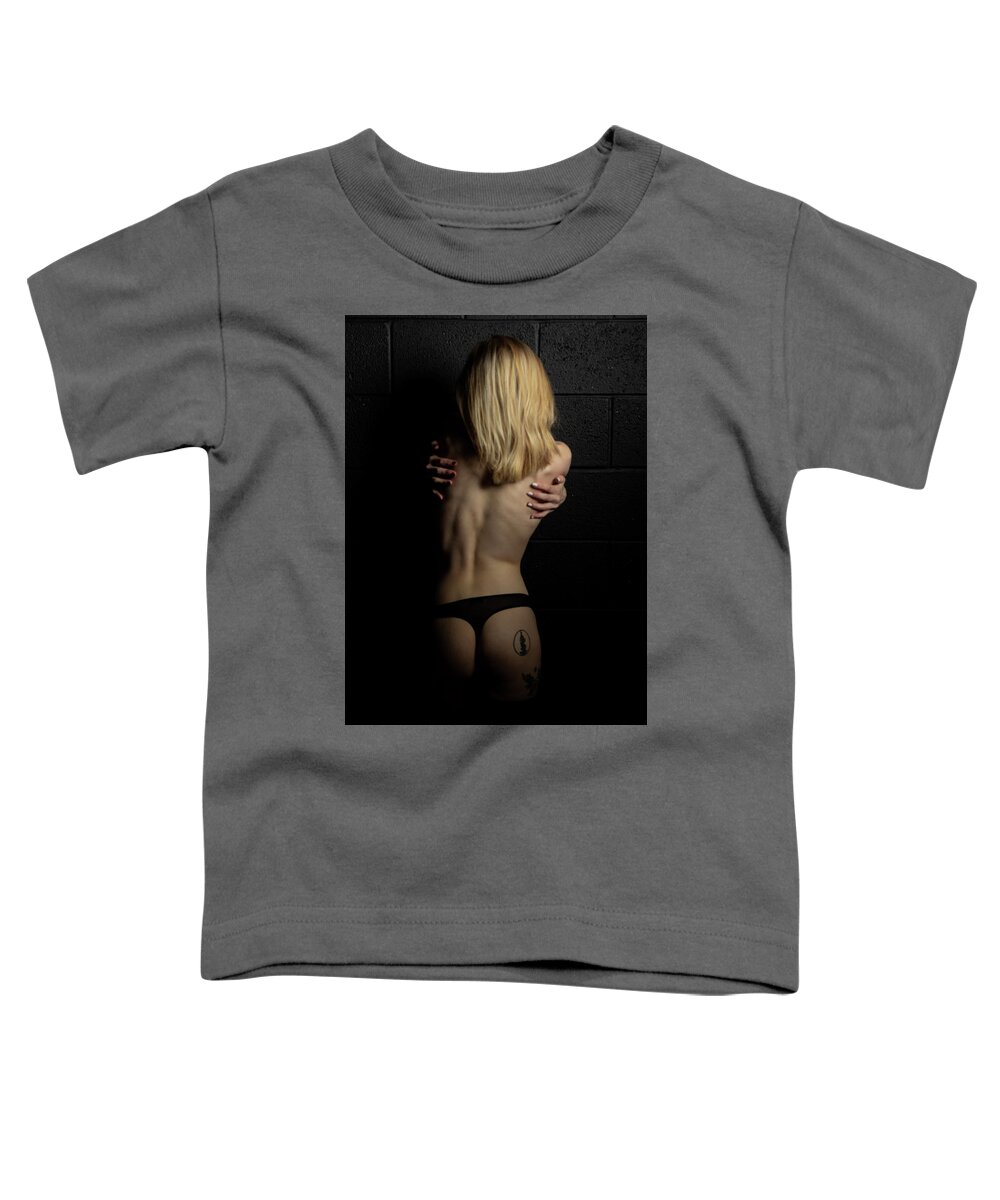 Lingerie Toddler T-Shirt featuring the photograph Lingerie And Bodyscapes #1 by La Bella Vita Boudoir