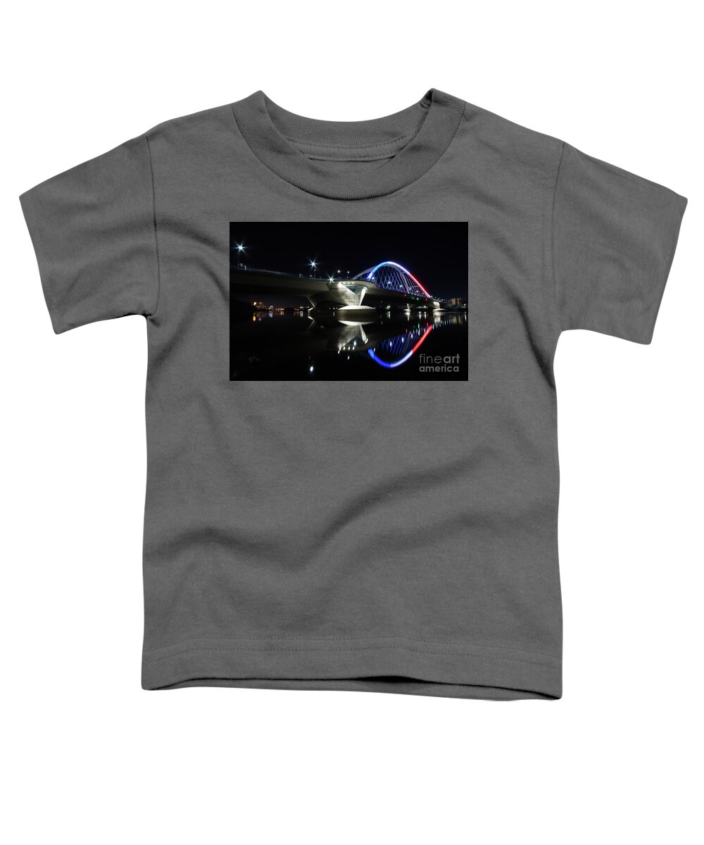 Lowry Toddler T-Shirt featuring the photograph Lowry Bridge - Minneapolis #1 by Jim Schmidt MN