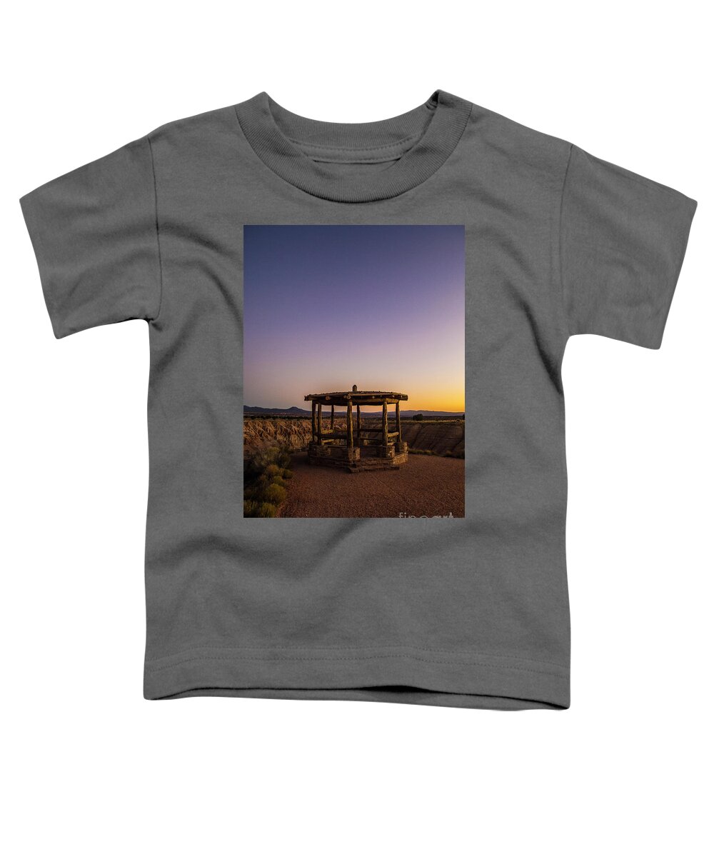 Gazebo Toddler T-Shirt featuring the photograph Cathedral Gorge Gazebo by Stephen Mitchell