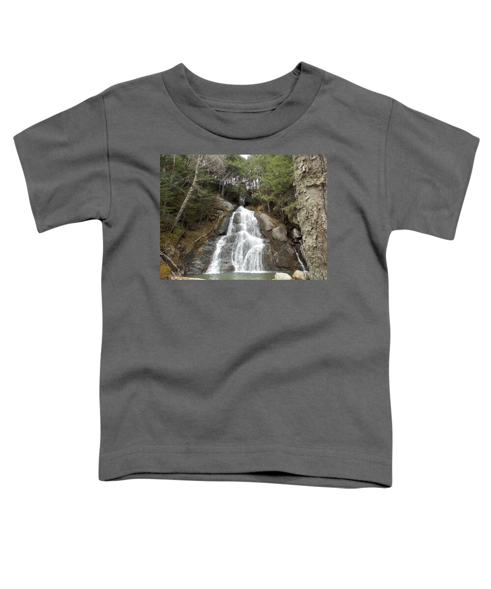 Moss Glen Falls Toddler T-Shirt featuring the photograph Moss Glen Falls #1 by Catherine Gagne