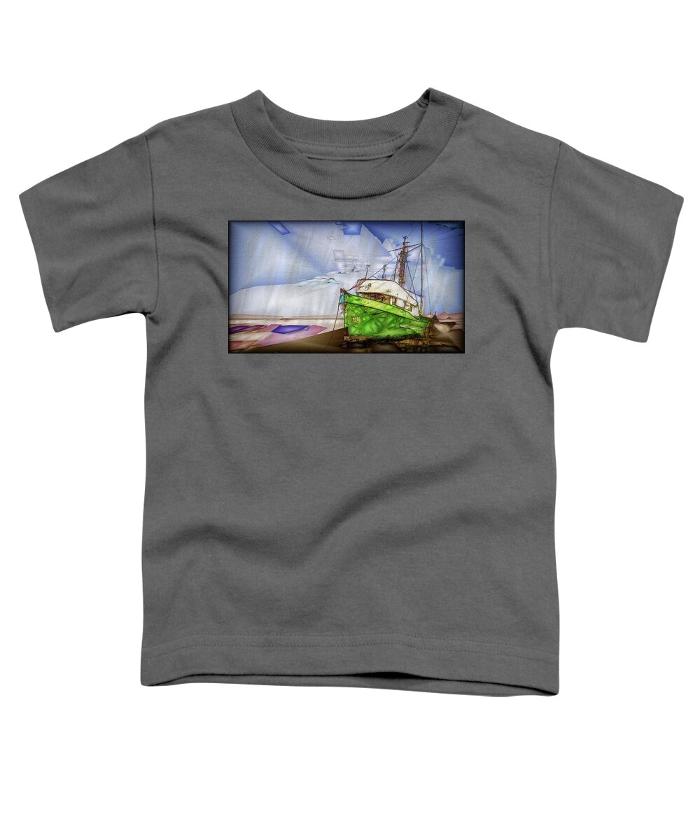 None Toddler T-Shirt featuring the photograph Northern Boat #1 by Jon Glaser