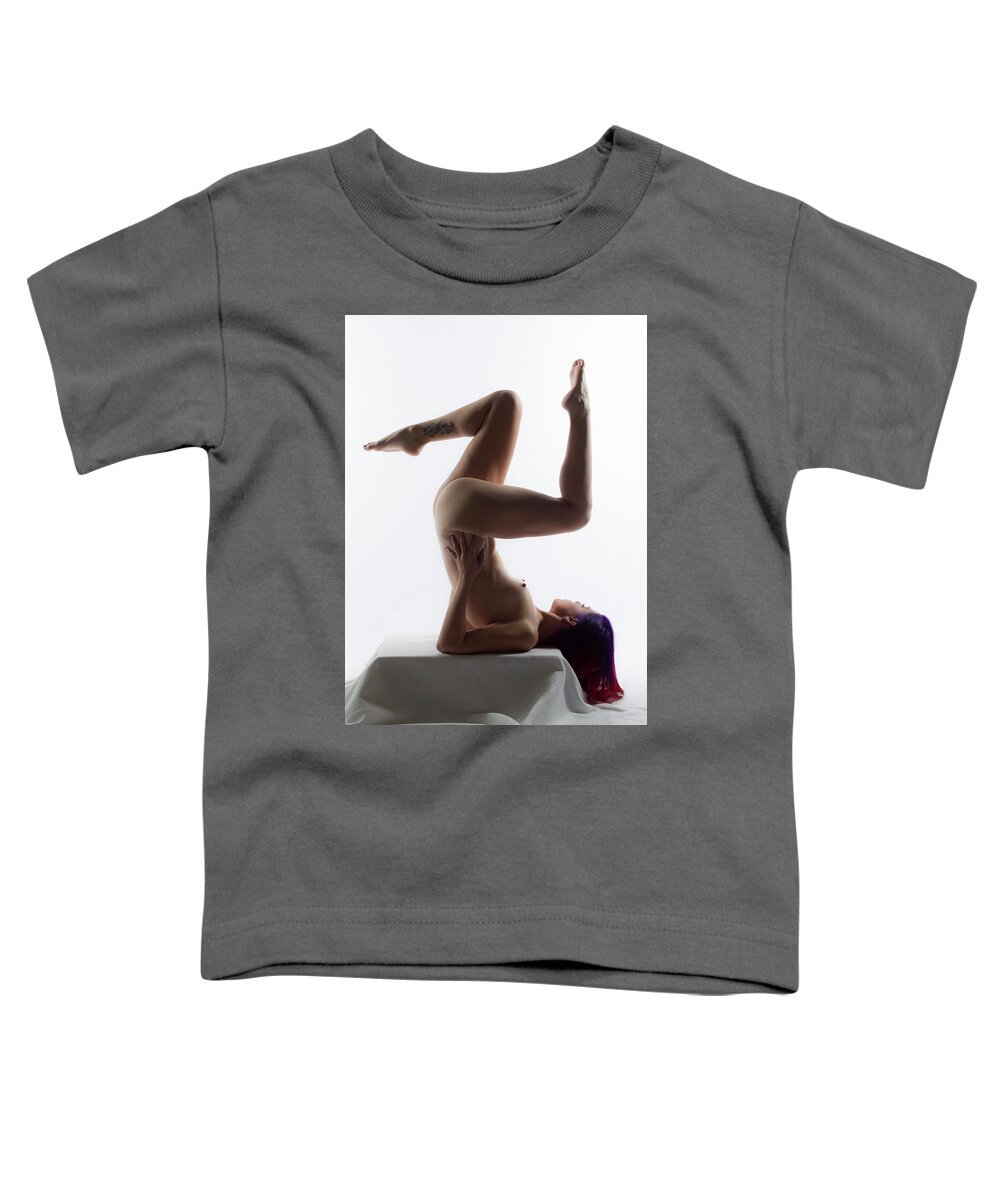 Sexy Toddler T-Shirt featuring the photograph Nude #1 by La Bella Vita Boudoir