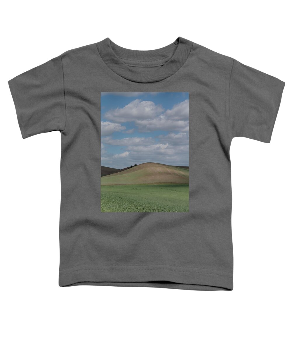 Fields Toddler T-Shirt featuring the photograph Over the hill #2 by Patricia Dennis