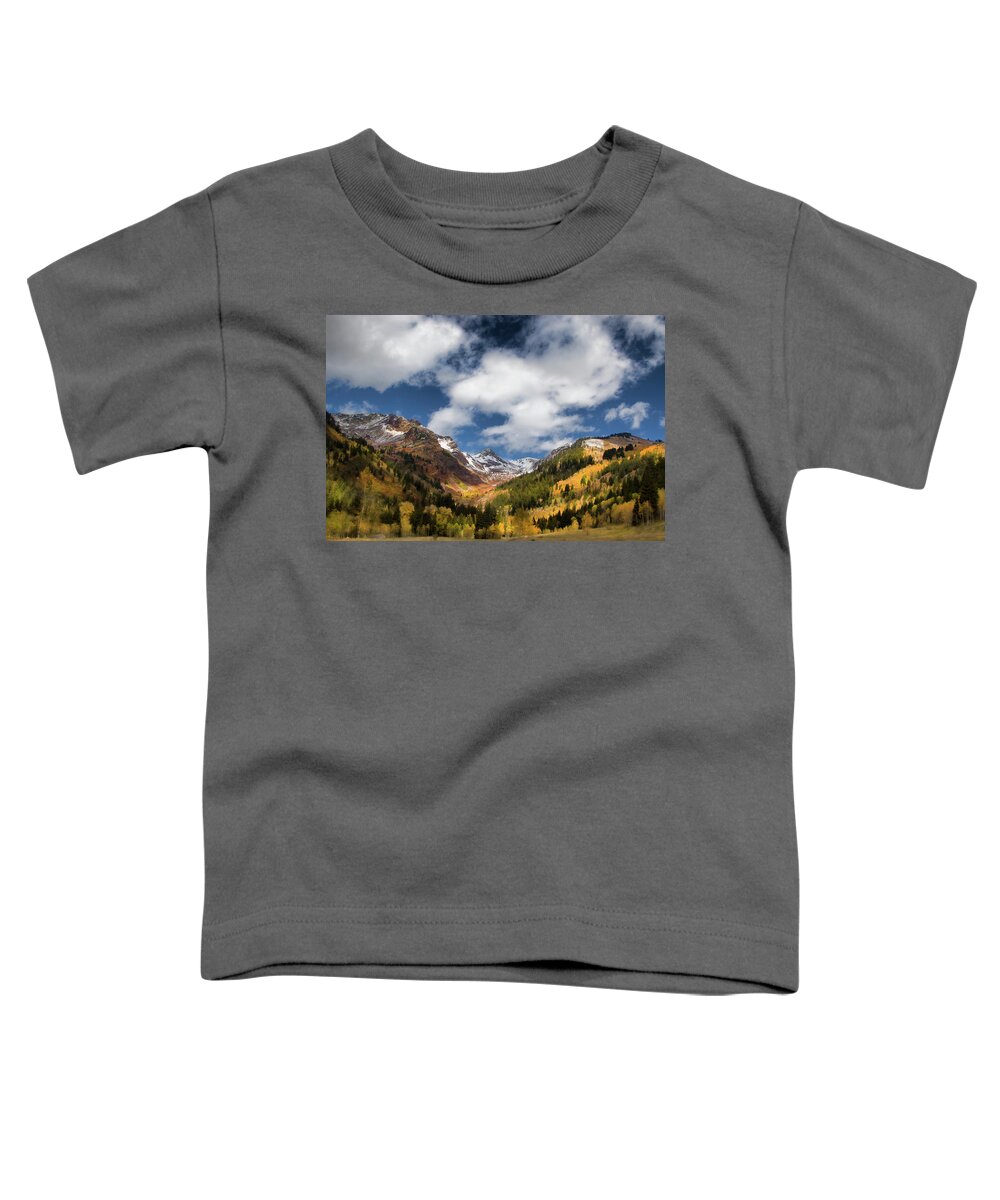 Autumn Toddler T-Shirt featuring the photograph Rocky Mountain Fall by Mark Smith