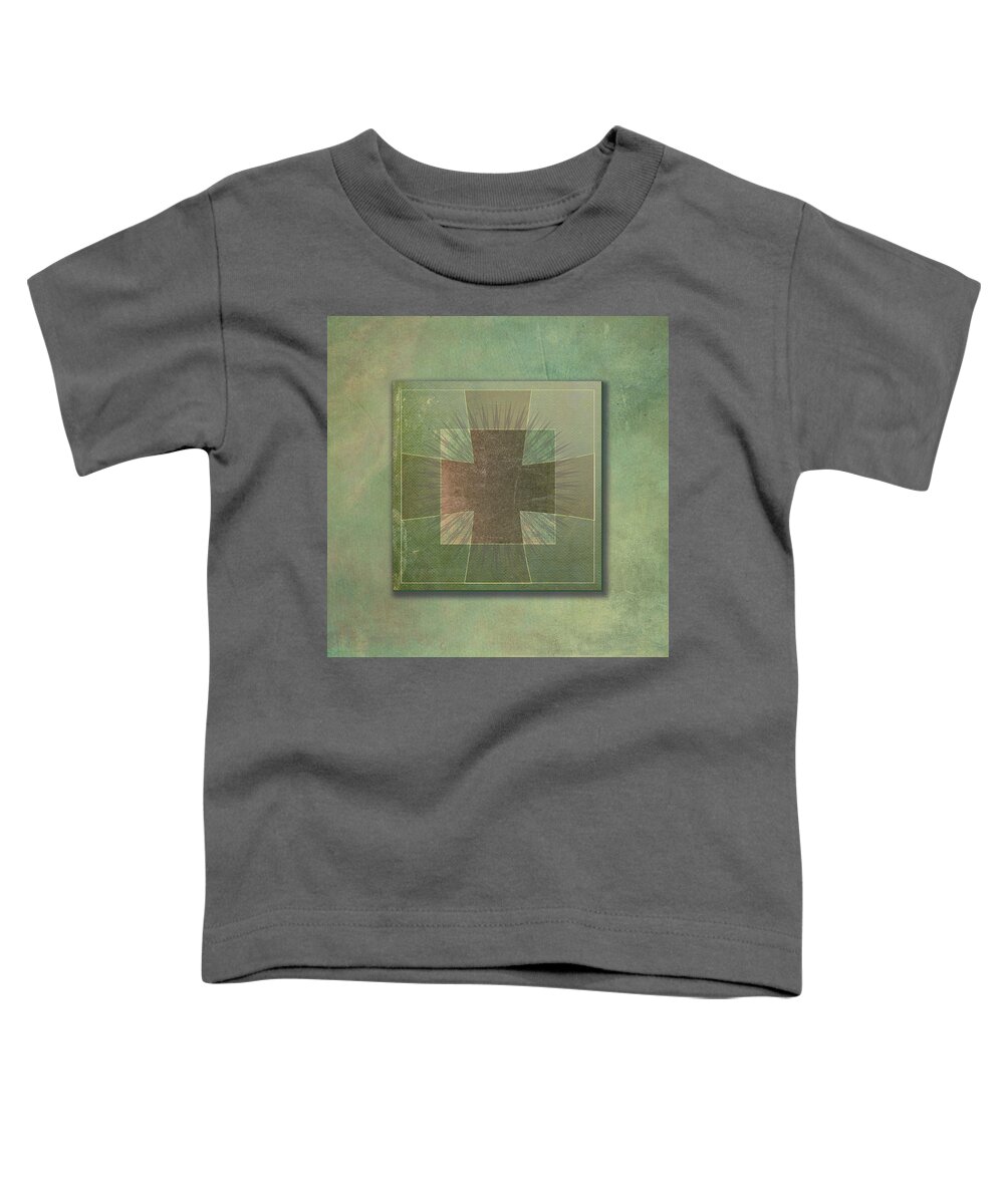 Cross Toddler T-Shirt featuring the digital art Roman Cross #5 by Terry Davis