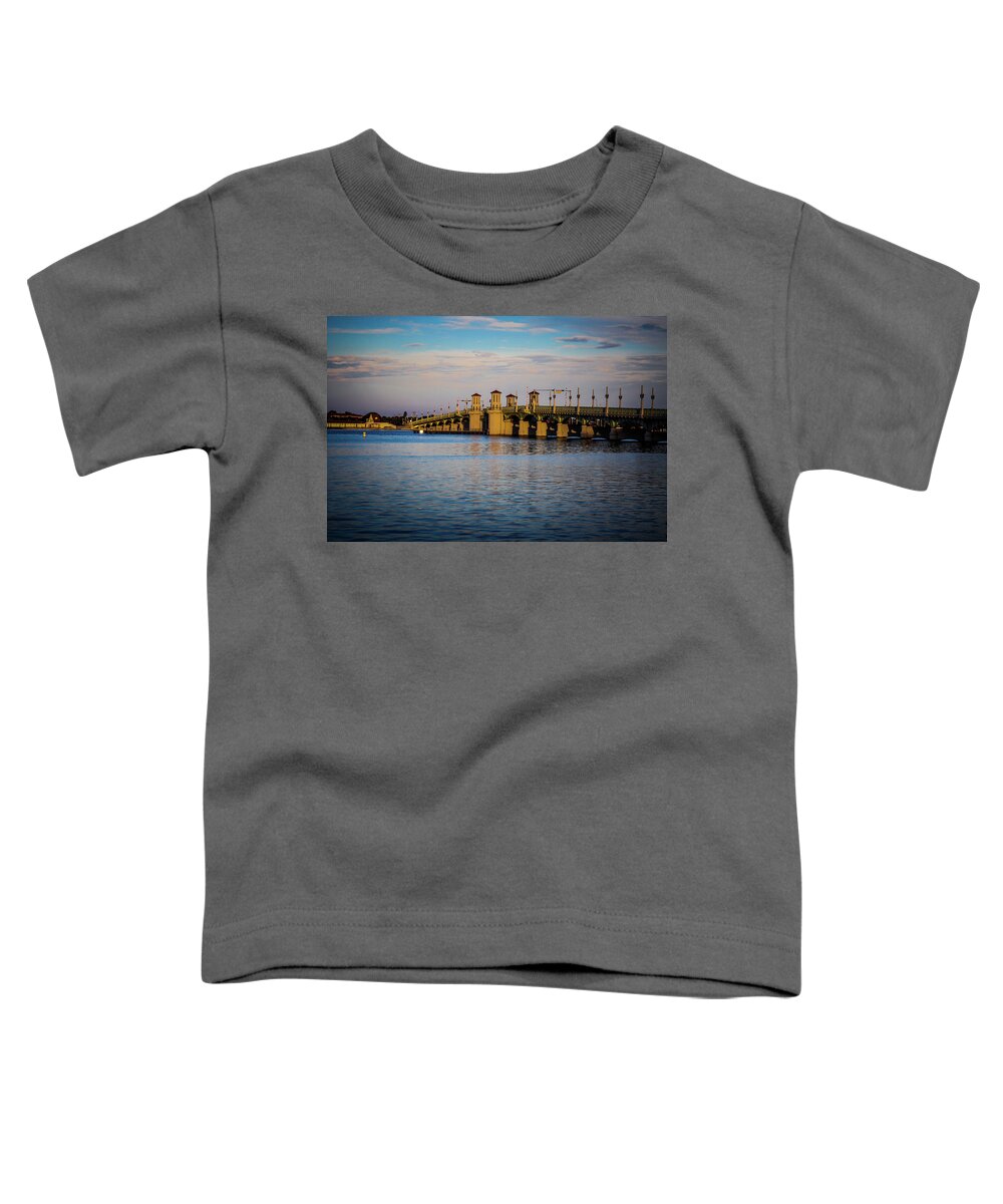 Bridge Toddler T-Shirt featuring the photograph Sailboating in the Waters of Florida #1 by Tammy Ray