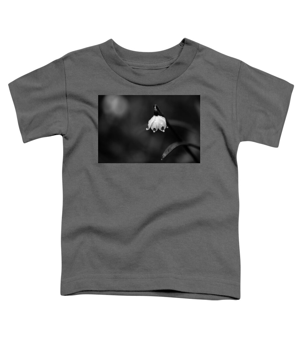 Spring Snowflake Toddler T-Shirt featuring the photograph Spring Snowflake #1 by Andreas Levi