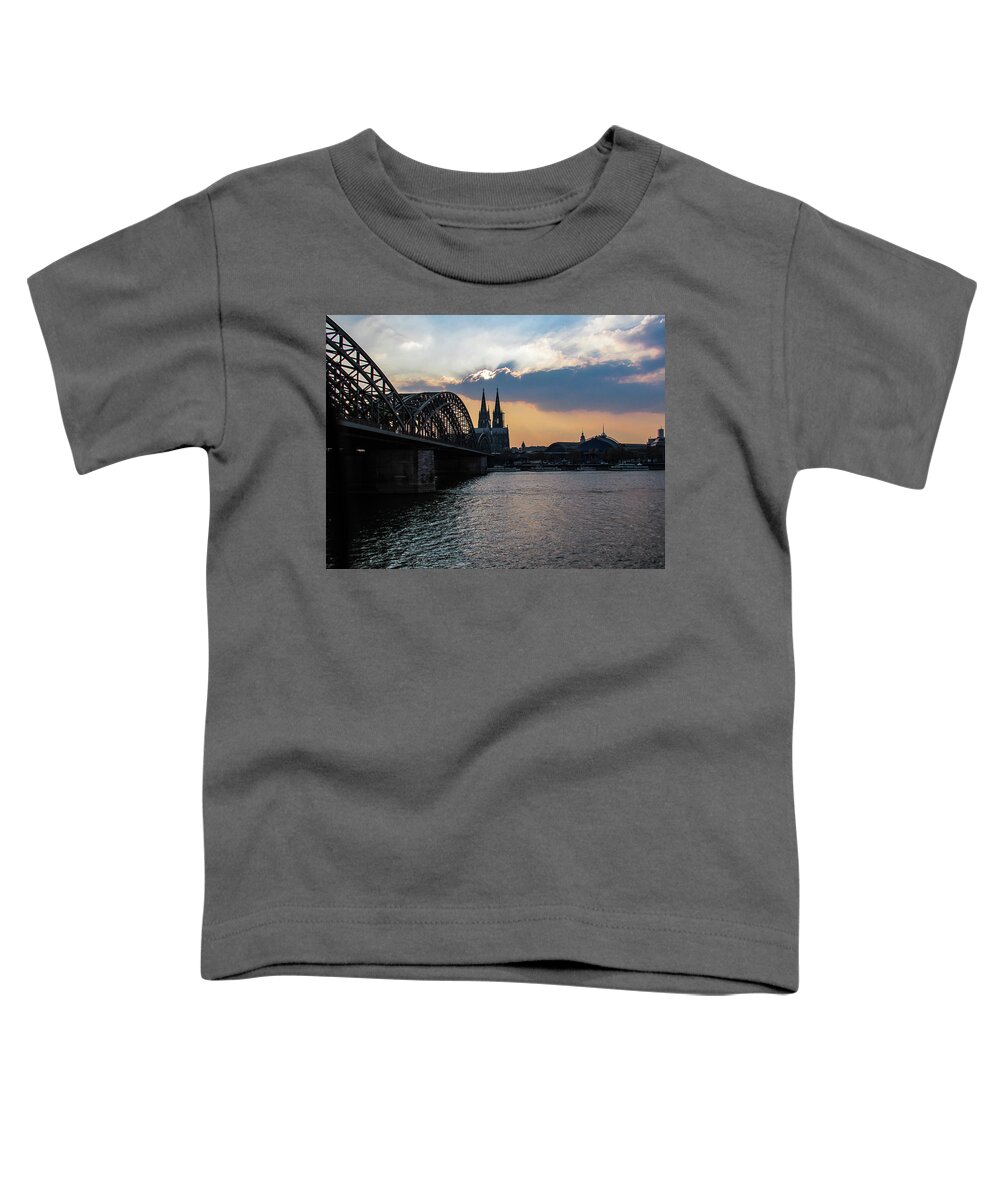 Cologne Toddler T-Shirt featuring the photograph Sun shining #1 by Cesar Vieira