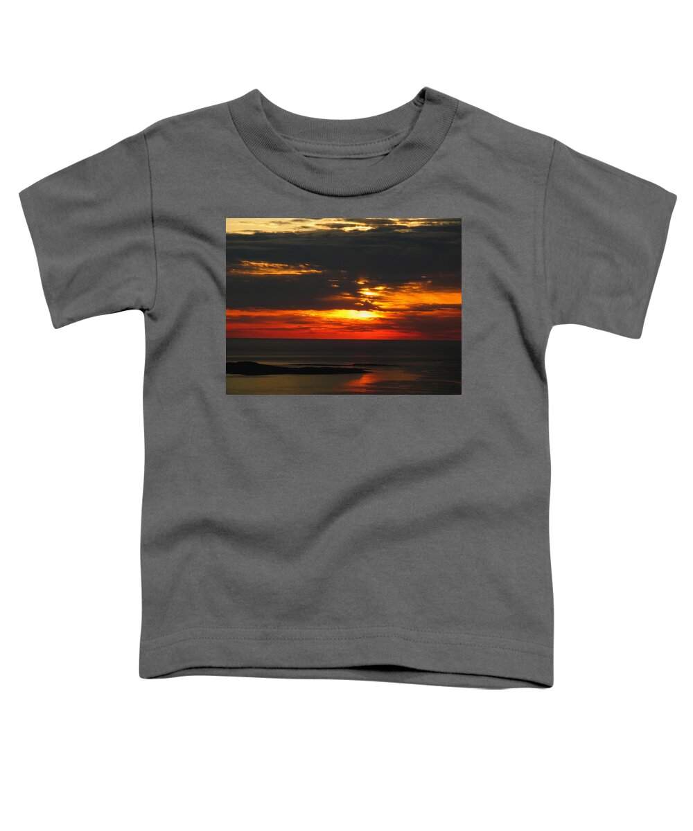 Acadia Np Toddler T-Shirt featuring the photograph Sunrise Cadillac Mountain #1 by Juergen Roth