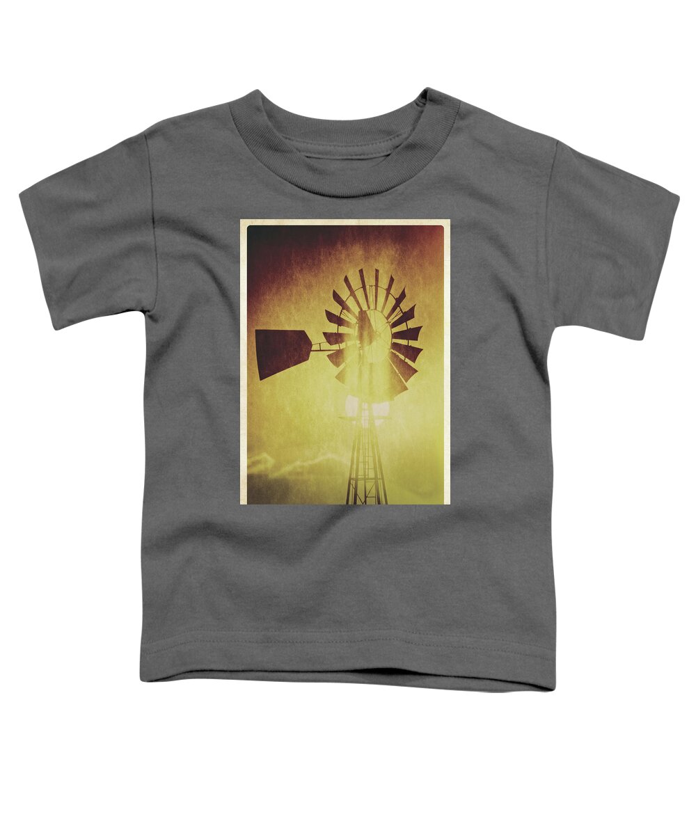 Memories Toddler T-Shirt featuring the photograph Texas Panhandle Windmill #1 by Garry McMichael
