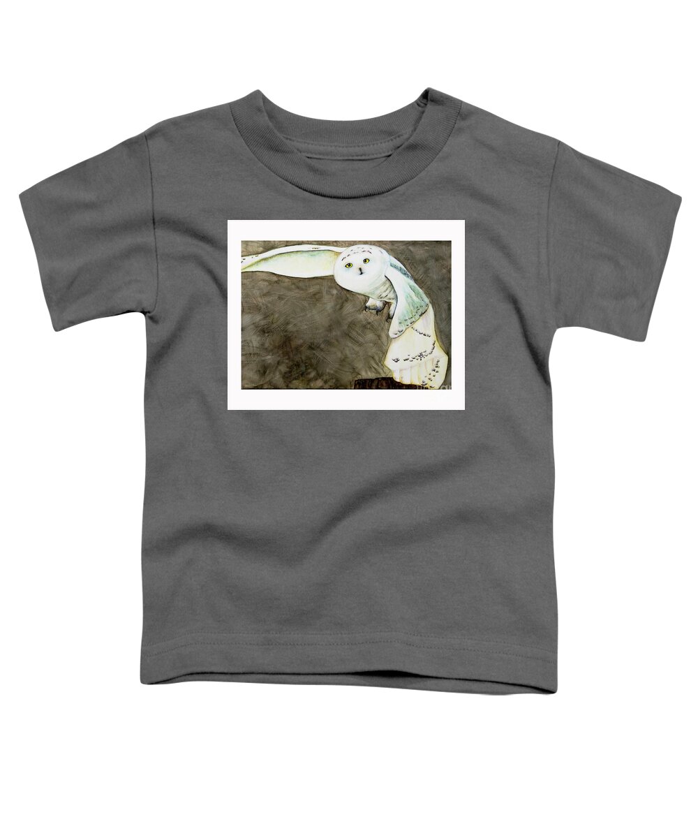 Jan Killian Toddler T-Shirt featuring the painting The Take Off #2 by Jan Killian