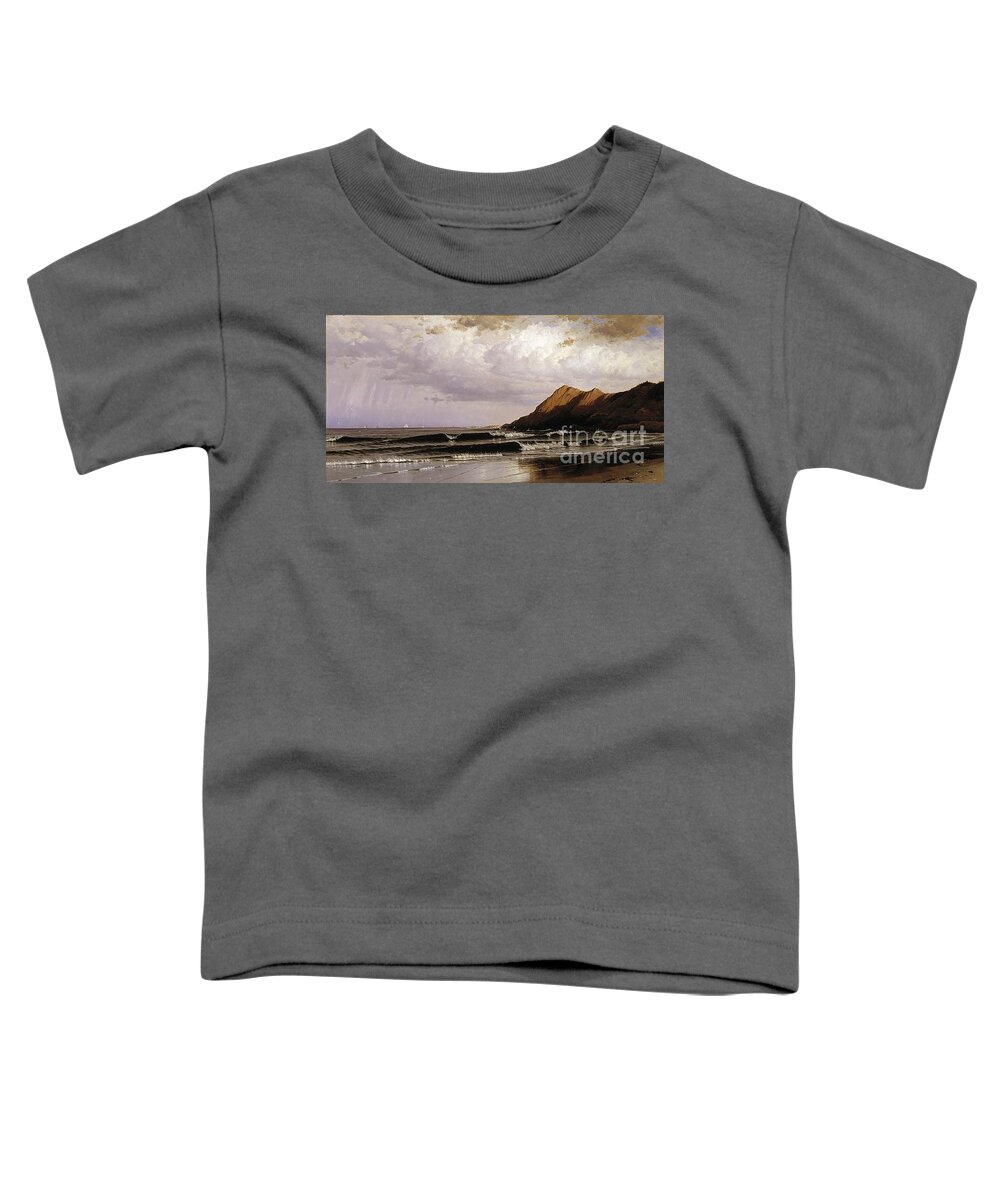Alfred_bricher_-_time_and_tide Toddler T-Shirt featuring the painting Time and Tide #1 by MotionAge Designs