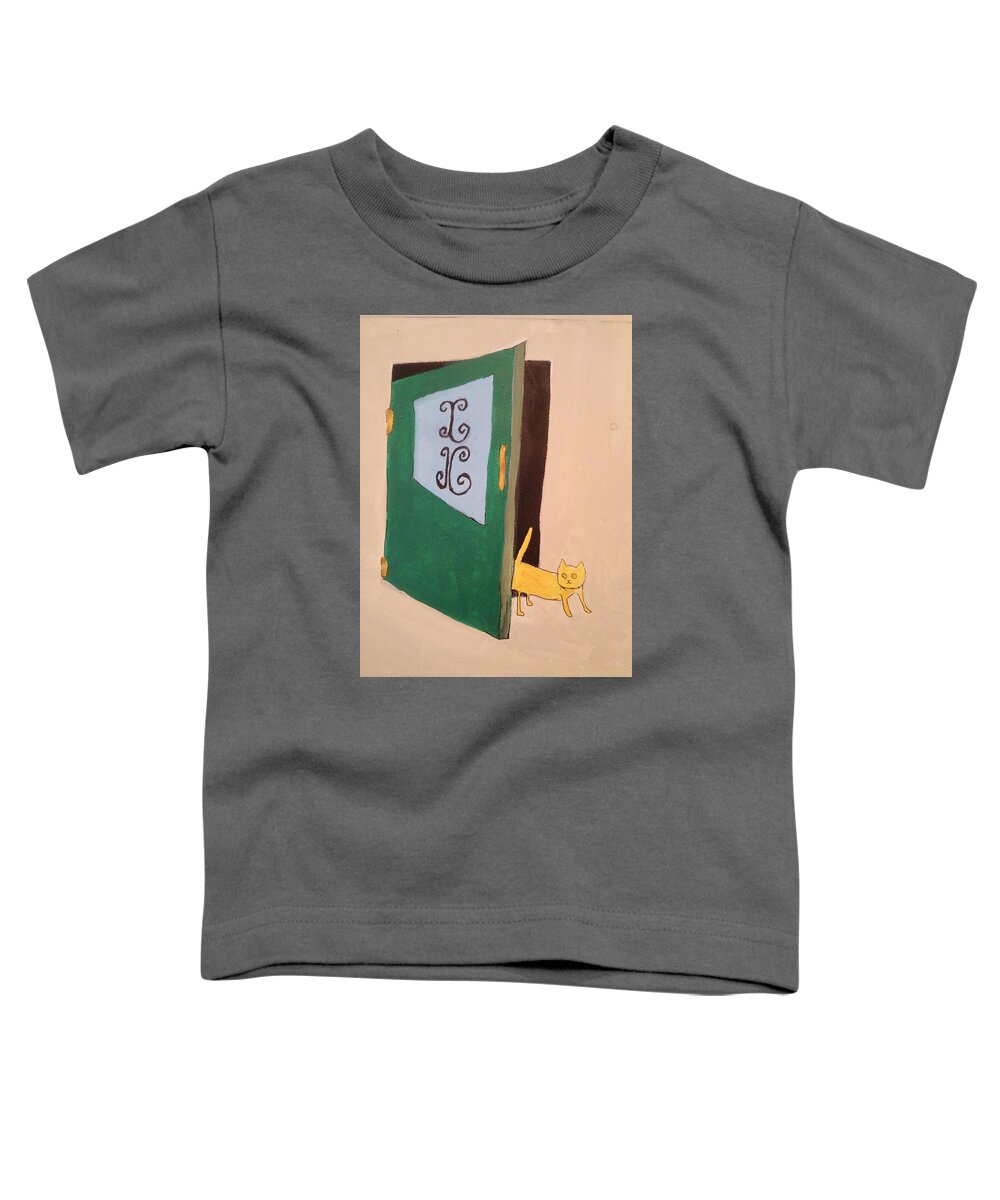 Cat Toddler T-Shirt featuring the photograph To Adventure #1 by Goma