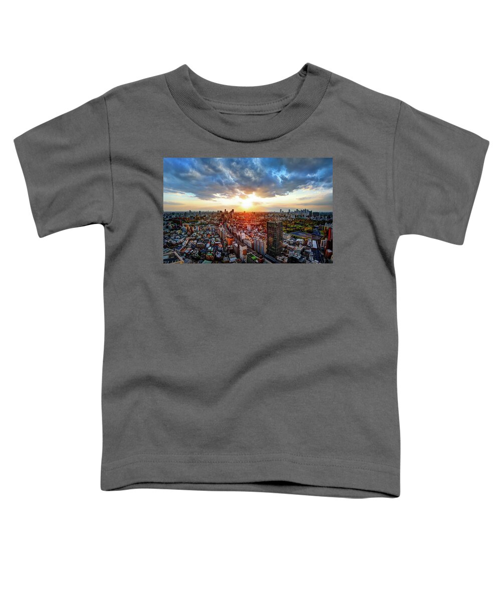 Tokyo Toddler T-Shirt featuring the photograph Tokyo #1 by Jackie Russo