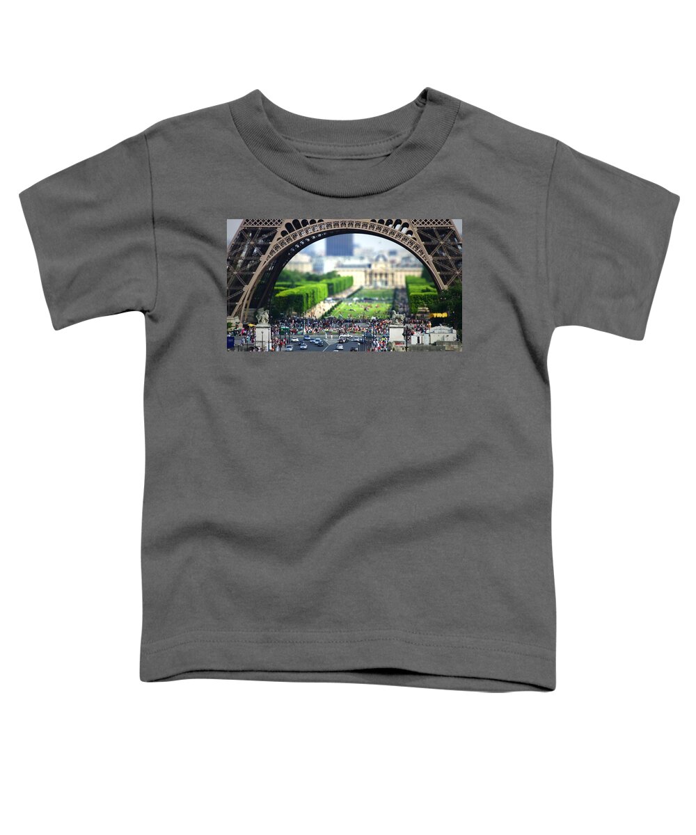 Eiffel Tower Toddler T-Shirt featuring the photograph Eiffel Tower #10 by Mariel Mcmeeking