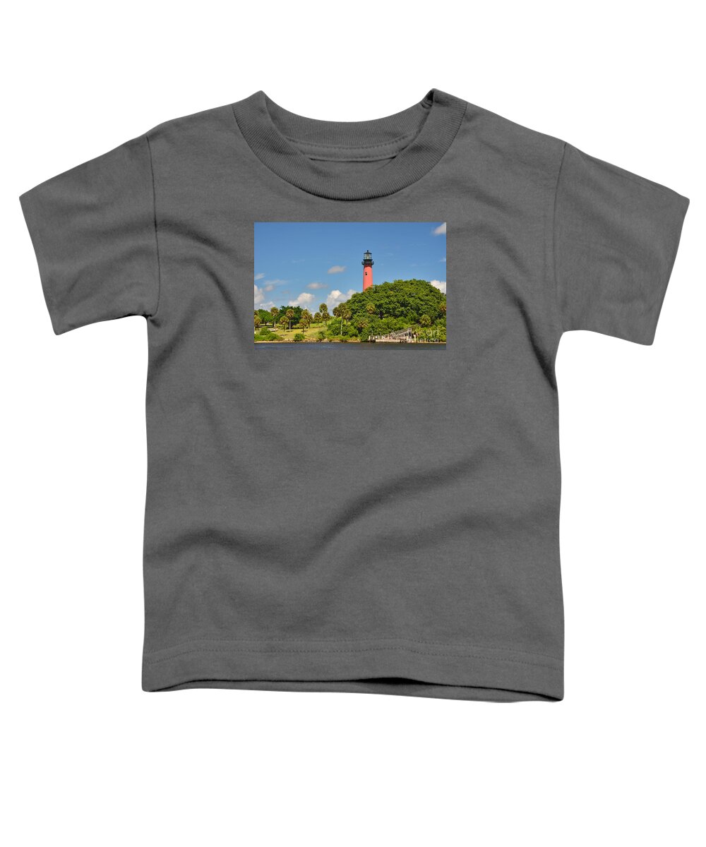  Toddler T-Shirt featuring the photograph 11- Jupiter Lighthouse by Joseph Keane