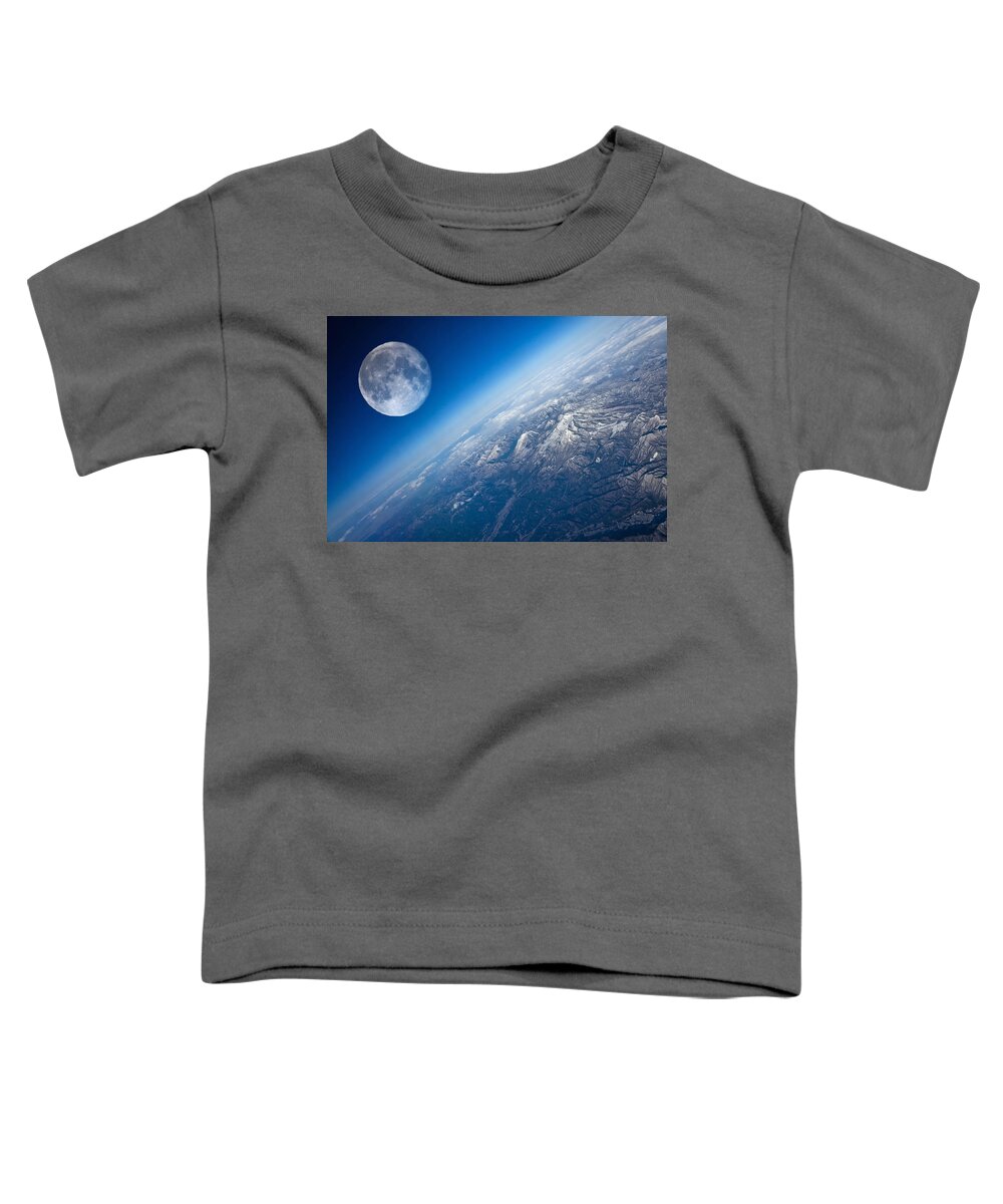Planet Toddler T-Shirt featuring the digital art Planet #11 by Super Lovely
