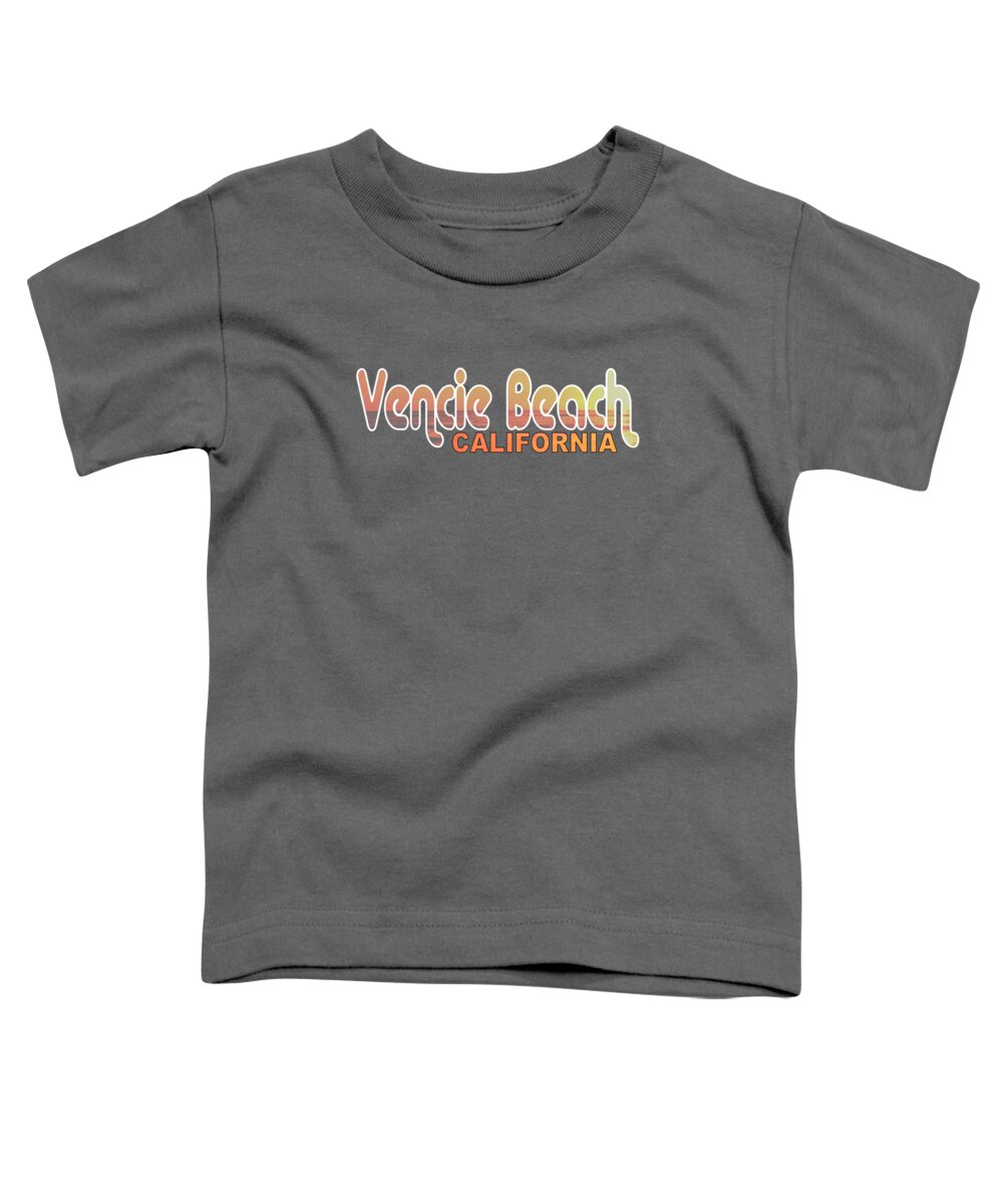 Venice Toddler T-Shirt featuring the digital art Venice Beach #11 by Brian Edward