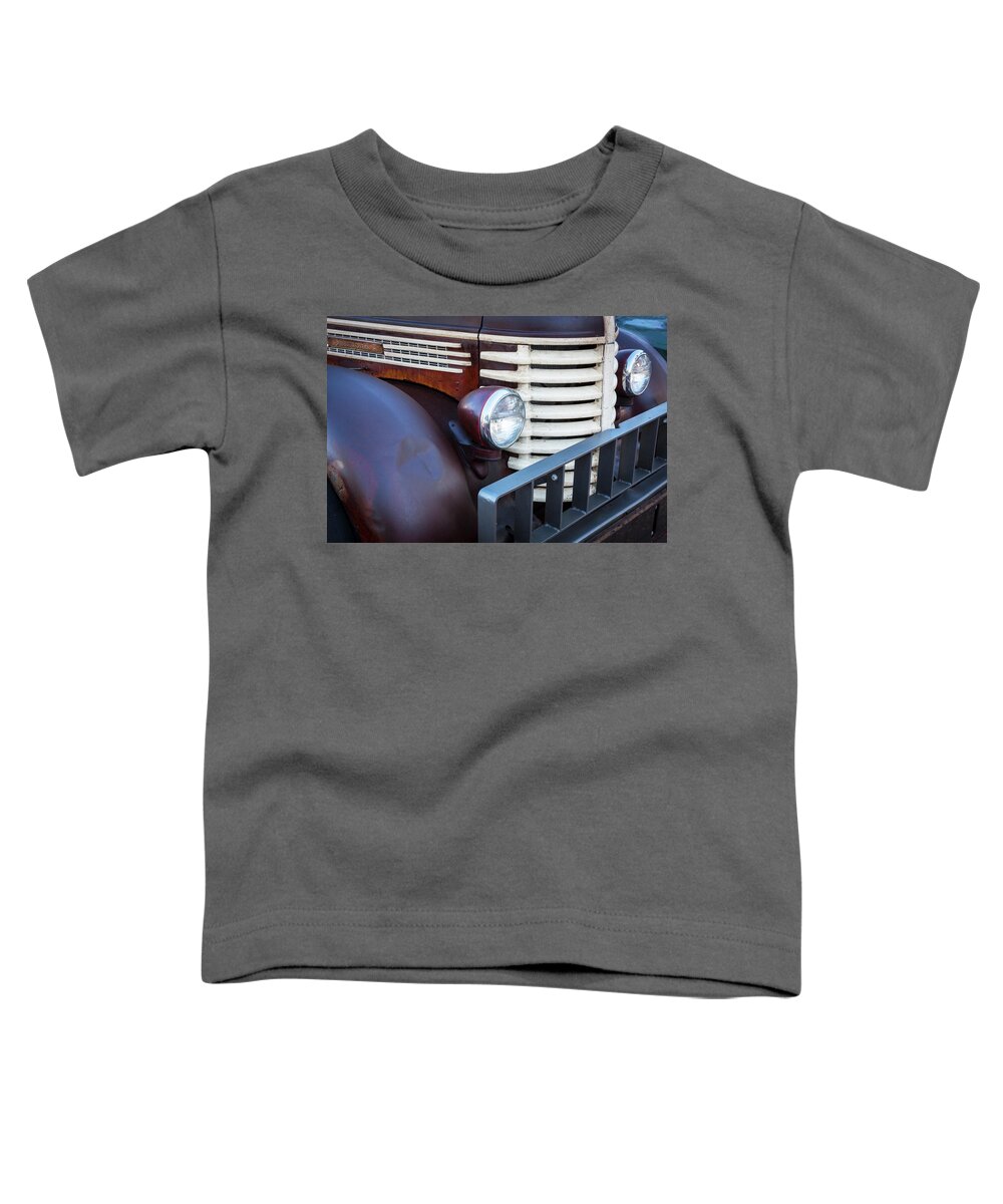 1949 Diamond T Tow Truck Toddler T-Shirt featuring the photograph 1949 Diamond T Tow Truck c190 by Rich Franco