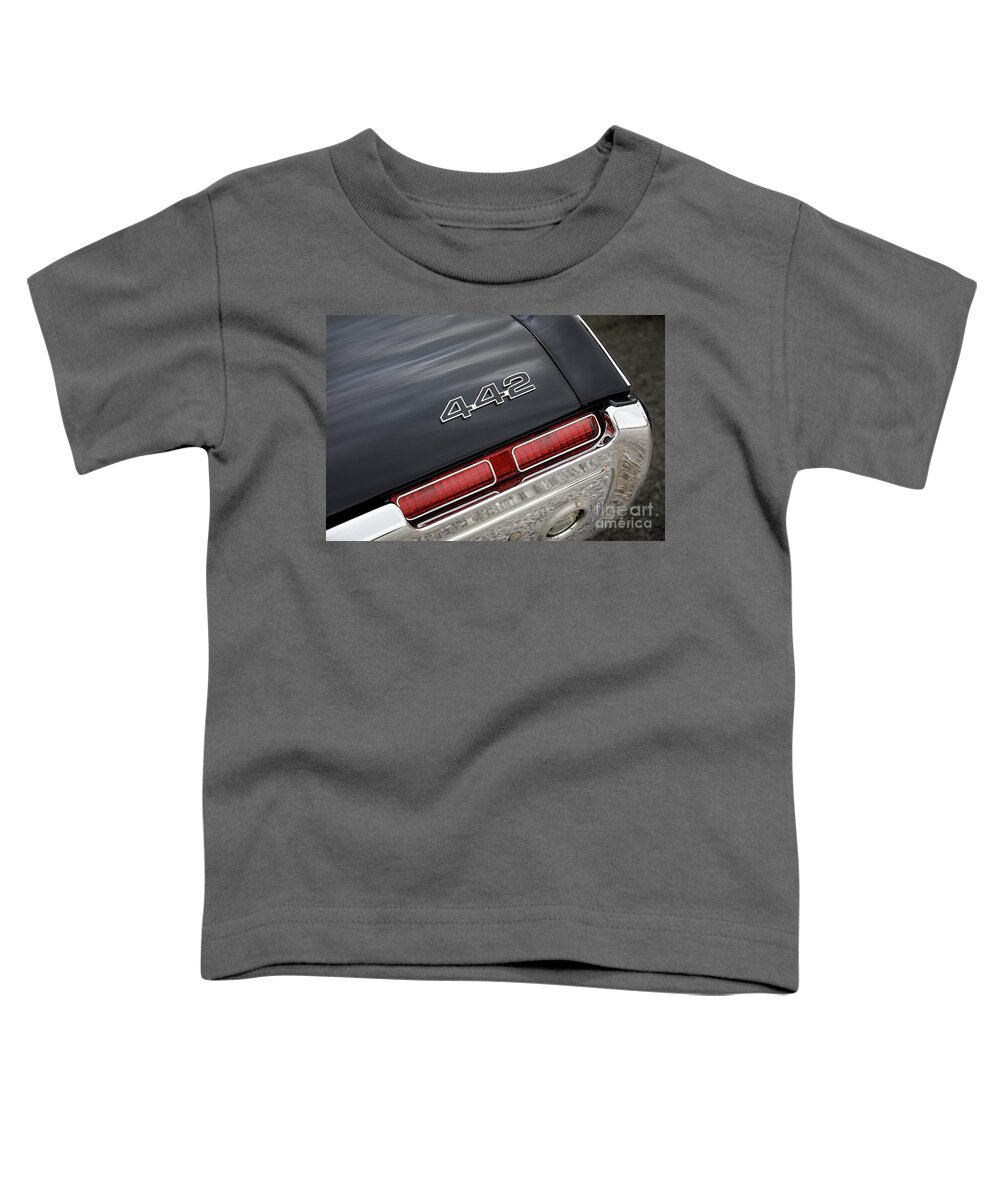 Oldsmobile Toddler T-Shirt featuring the photograph 1968 442 by Dennis Hedberg