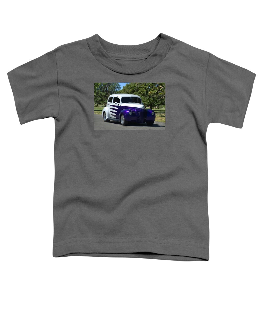 1940 Toddler T-Shirt featuring the photograph 1940 Ford Sedan Hot Rod by Tim McCullough