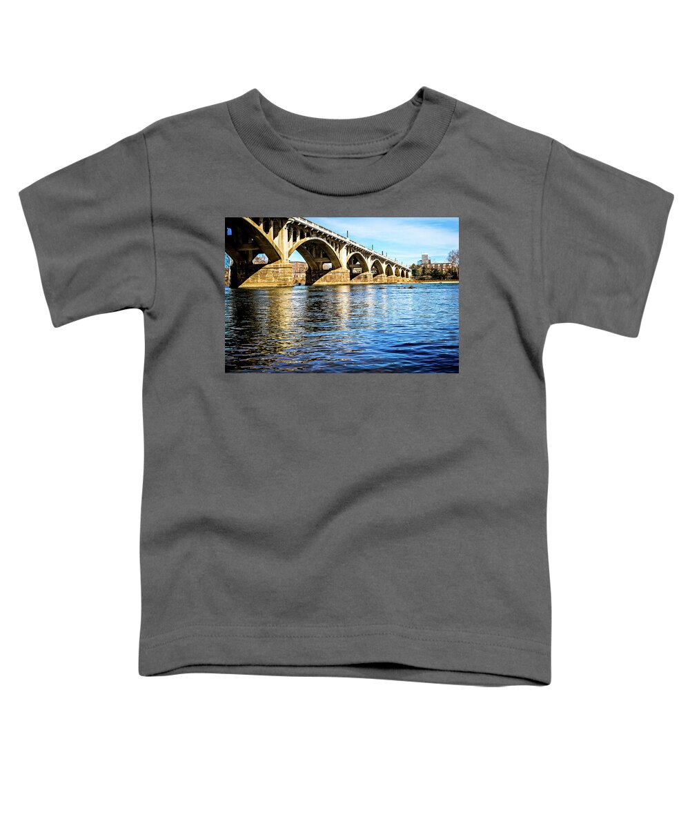 Bridge Toddler T-Shirt featuring the photograph Columbia South Carolina City Downtown #2 by Alex Grichenko