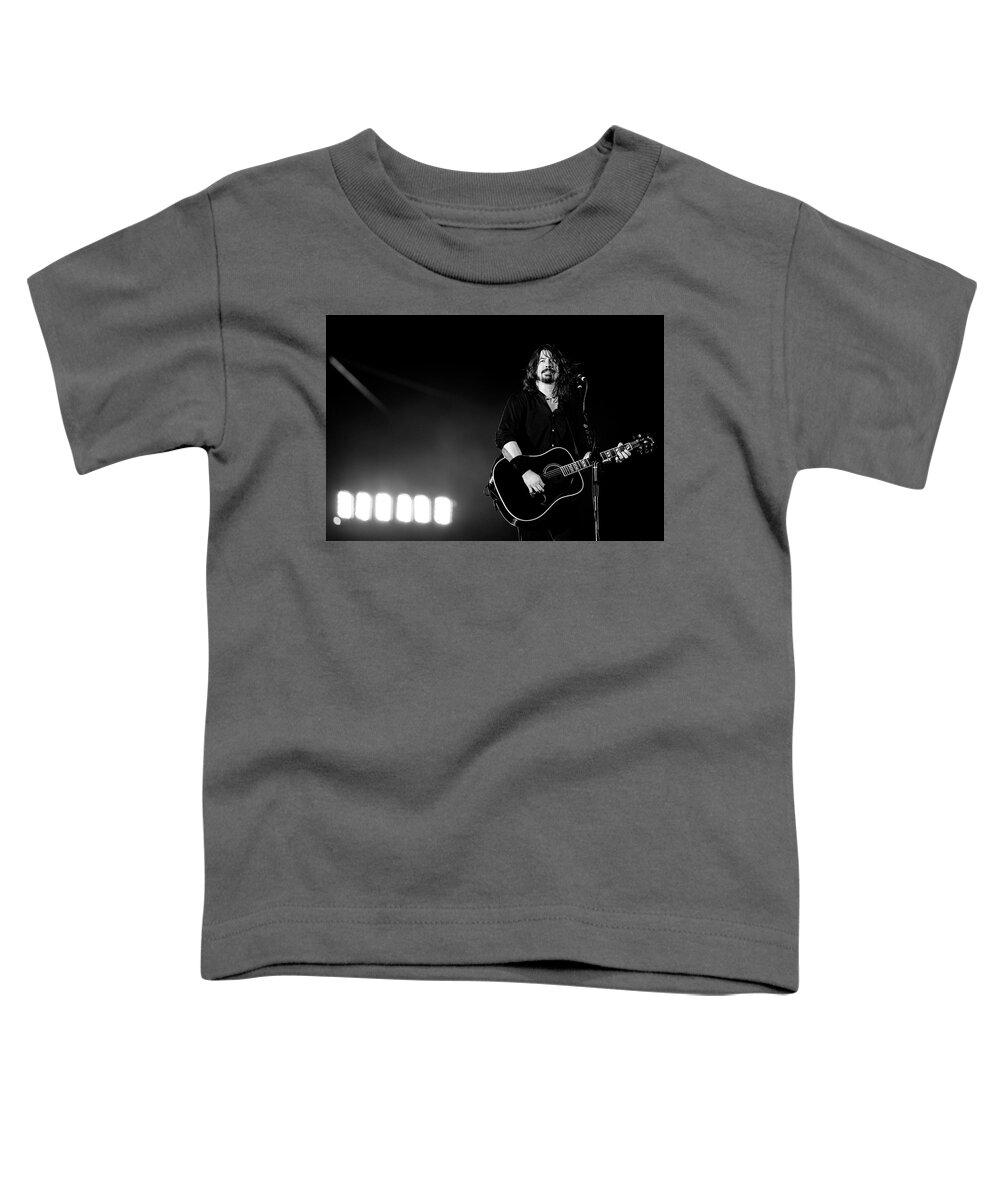 Celebrity Photographer Toddler T-Shirt featuring the photograph Dave Grohl #2 by Ben James
