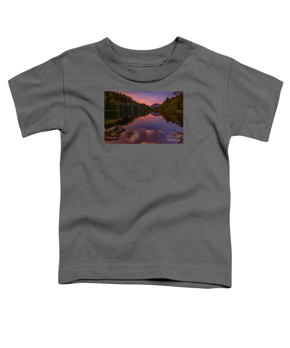 Loch Lochan Toddler T-Shirt featuring the photograph Loch Lochan Sunrise #2 by Keith Thorburn LRPS EFIAP CPAGB