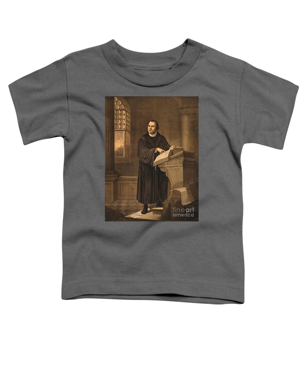 History Toddler T-Shirt featuring the photograph Martin Luther, German Theologian #2 by Photo Researchers