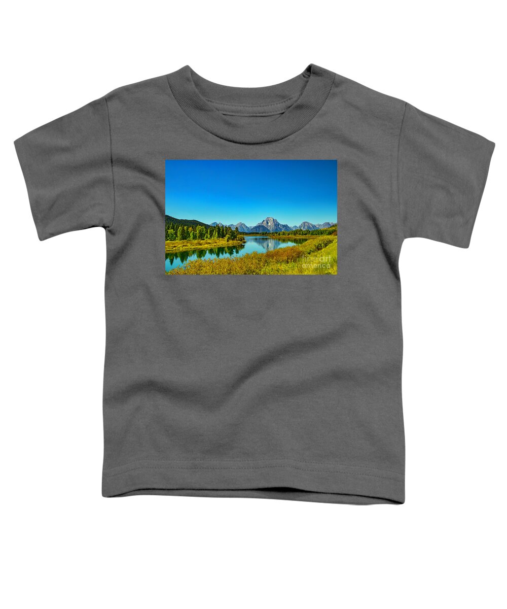 Landscape Toddler T-Shirt featuring the photograph Mount Moran #2 by Mark Jackson
