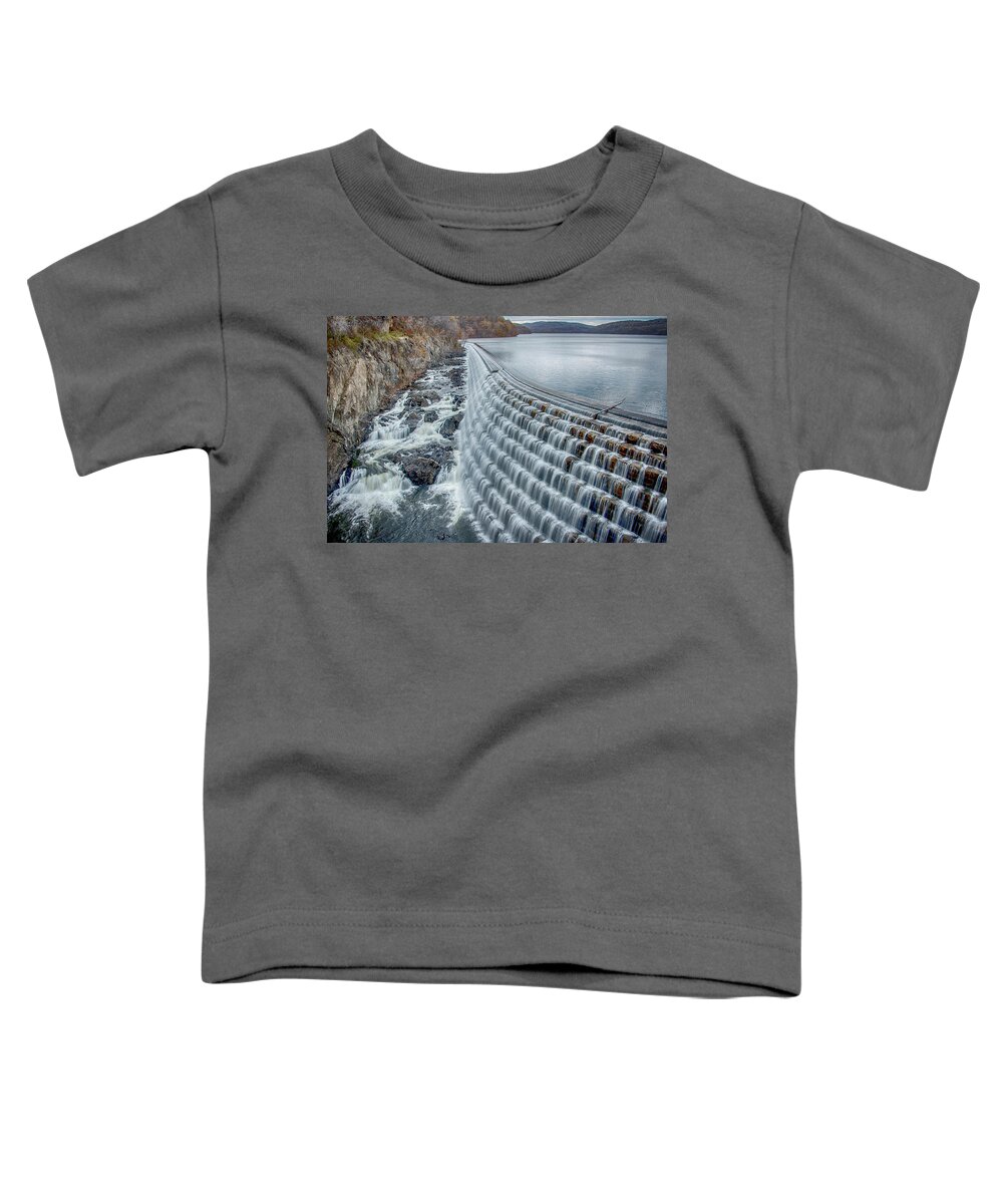  Toddler T-Shirt featuring the photograph New Croton Dam #2 by Alan Goldberg