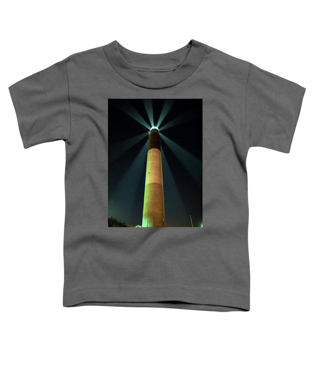 Oak Island Toddler T-Shirt featuring the photograph Oak Island Lighthouse by Nick Noble