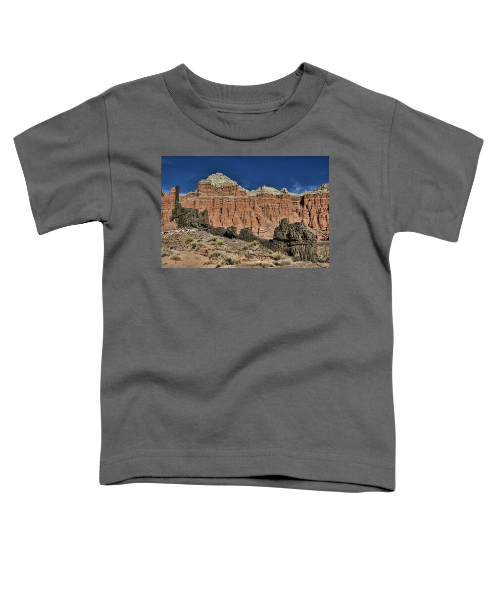 Capitol Reef National Park Toddler T-Shirt featuring the photograph Capitol Reef National Park Catherdal Valley #22 by Mark Smith