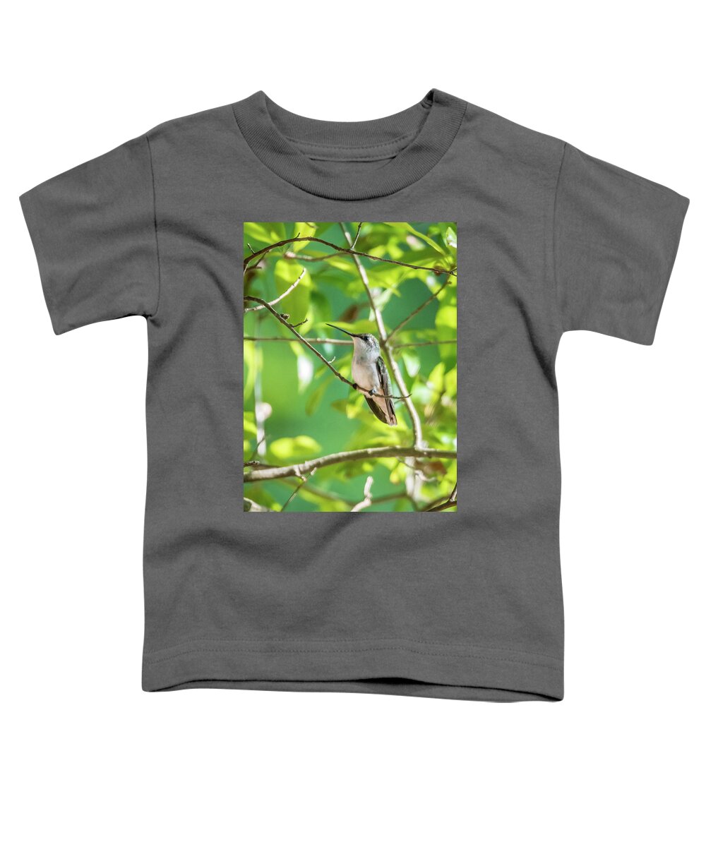 Flower Toddler T-Shirt featuring the photograph Hummingbird Found In Wild Nature On Sunny Day #29 by Alex Grichenko