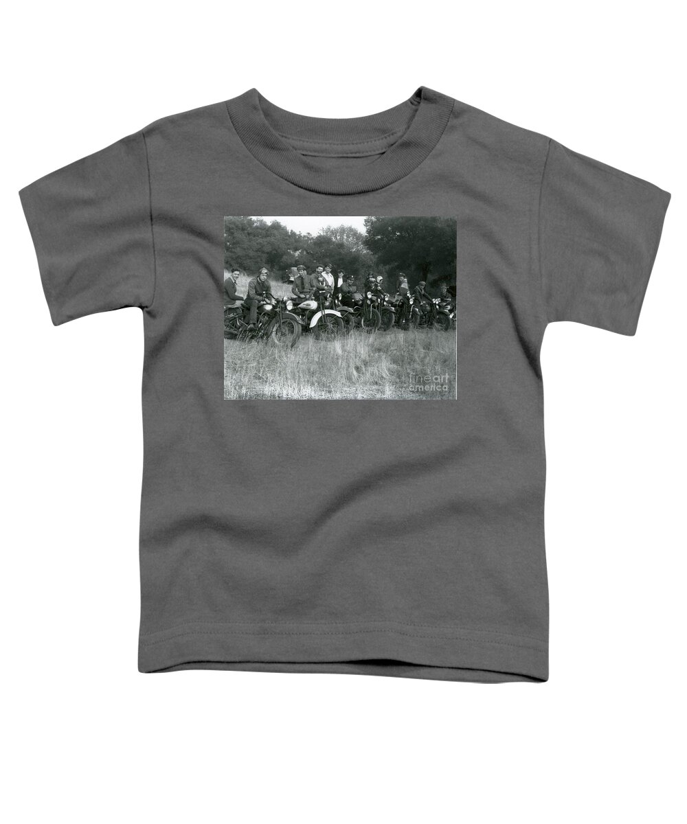 Motorcycles Toddler T-Shirt featuring the photograph 1941 Motorcycle Vintage Series #3 by Sherry Harradence