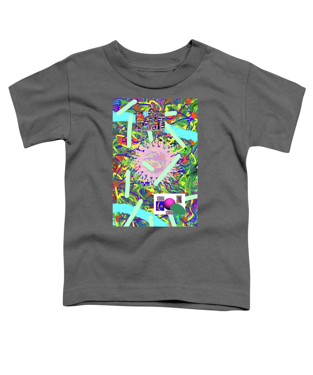 Walter Paul Bebirian Toddler T-Shirt featuring the digital art 3-21-2015abcdefghijklmnopqrtuvwxyzabcdefghi by Walter Paul Bebirian