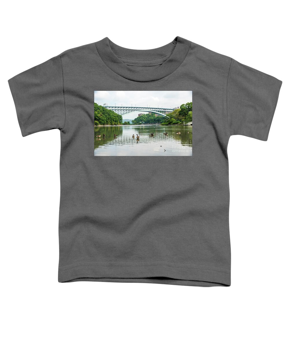 2016 Toddler T-Shirt featuring the photograph Henry Hudson Bridge #3 by Cole Thompson