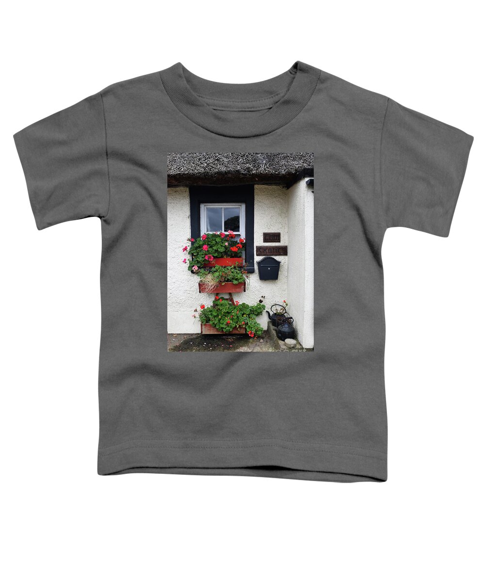 Geranium. Flowers Toddler T-Shirt featuring the photograph Old times #3 by Joe Cashin