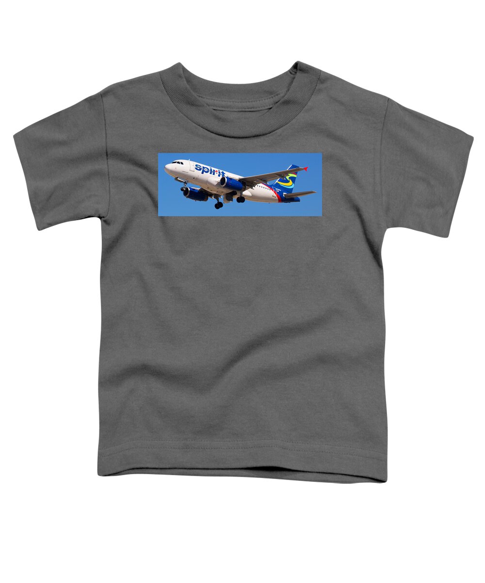 Spirit Toddler T-Shirt featuring the photograph Spirit Airline #3 by Dart Humeston