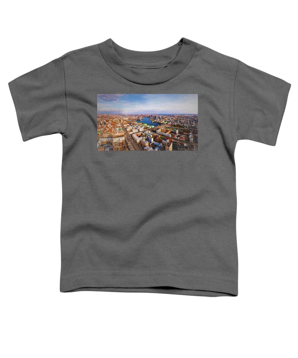 City Toddler T-Shirt featuring the digital art City #31 by Maye Loeser